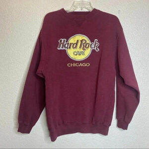 Hard Rock Cafe Chicago Sweater size large